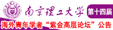 www.逼要操南京理工大学第十四届海外青年学者紫金论坛诚邀海内外英才！