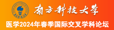 日本动漫口交原声视频南方科技大学医学2024年春季国际交叉学科论坛